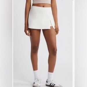 White Nordstrom BP Mini Skirt Skort